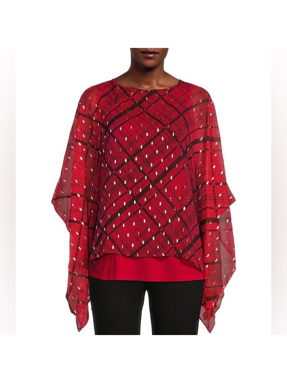 NWT $79 Slim Factor Poncho with Tank Lining - Picture 6 of 6